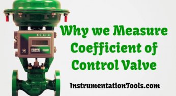 Why we Measure Control Valve flow coefficient (Cv)?