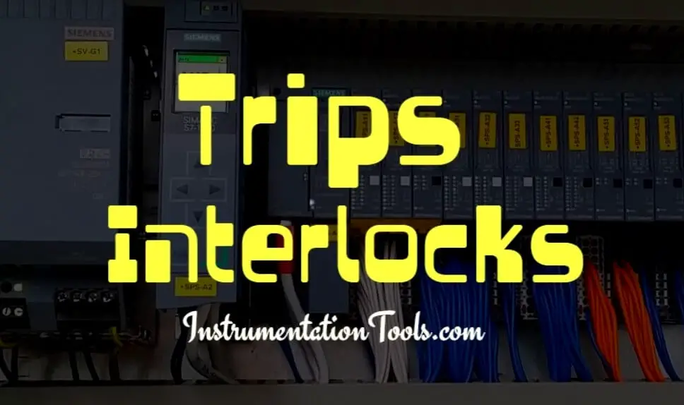 difference between trip and interlock