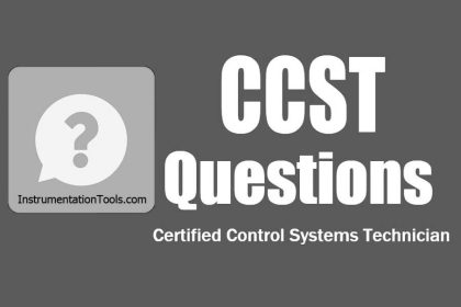 Certified Control Systems Technician (CCST) Sample Questions