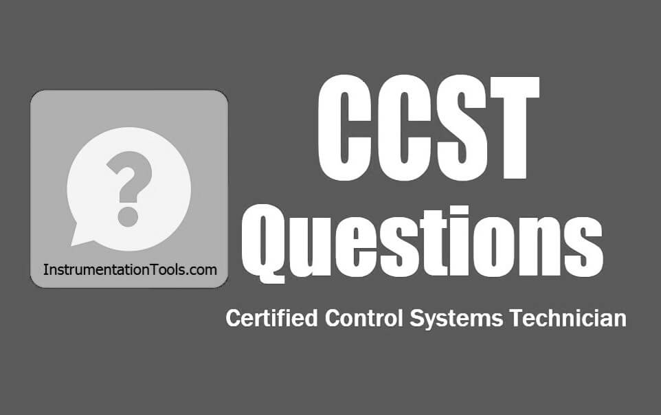 Certified Control Systems Technician (CCST) Sample Questions