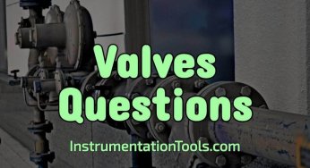 Objective Questions on Valves