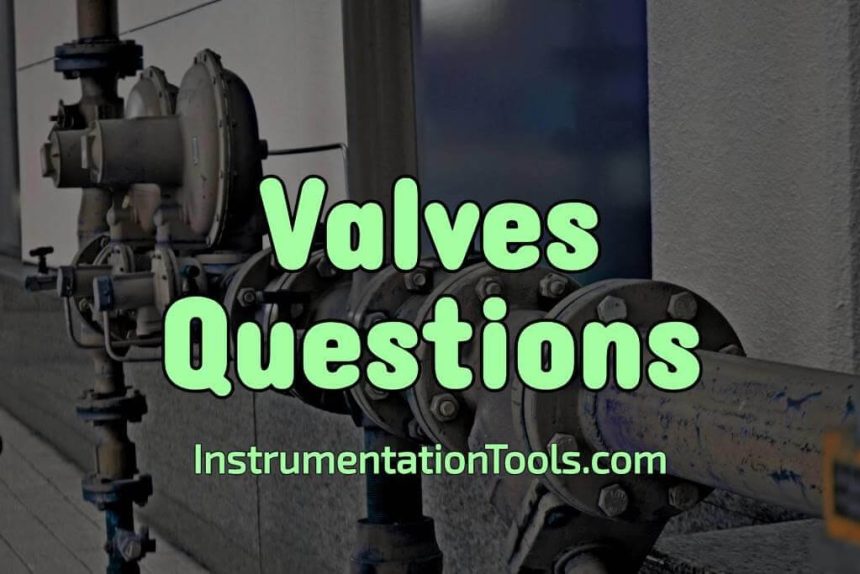 Objective Questions on Valves