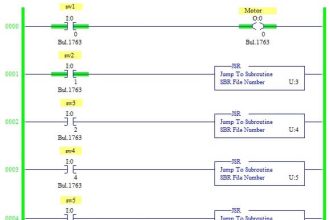 Allen Bradley PLC Example with Sub routines