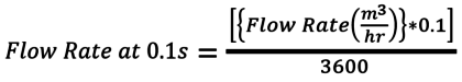 Flow Totalizer Formula