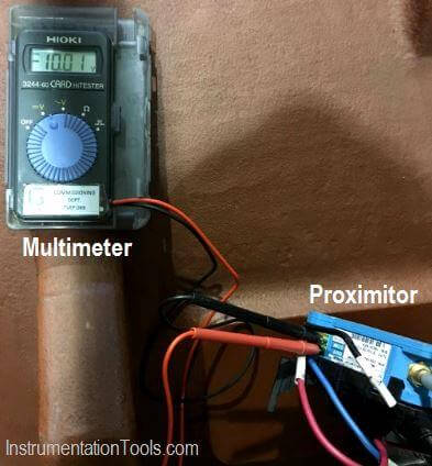 Proximitor Transducer Gap Voltage