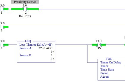 Master Control Reset (MCR) ladder logic