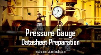 How to Prepare Pressure Gauge Datasheet ?