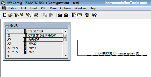 DP Master System Configuration in PLC