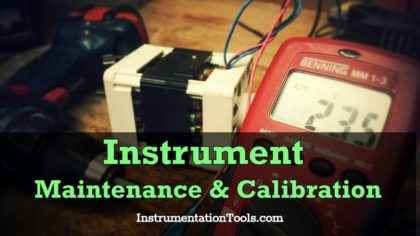 Instrument Maintenance and Calibration System