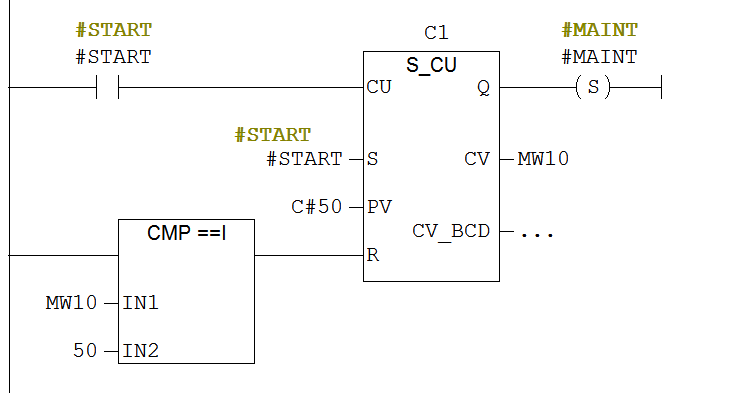 Lamp Counter Logic