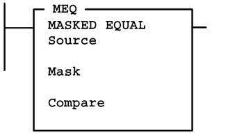 Masked Comparison for Equal (MEQ) Instruction in PLC Programming