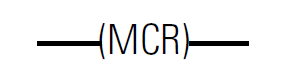 Master Control Reset (MCR)  Symbol