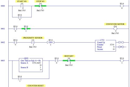 Motor ON OFF Logic in PLC