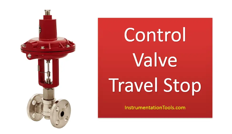 travel stop control valve