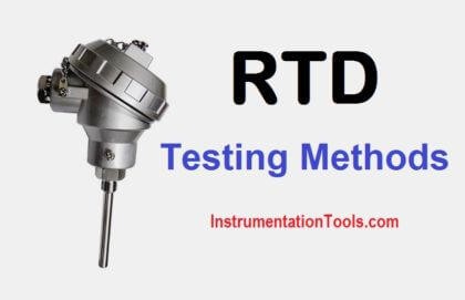 RTD Testing Methods