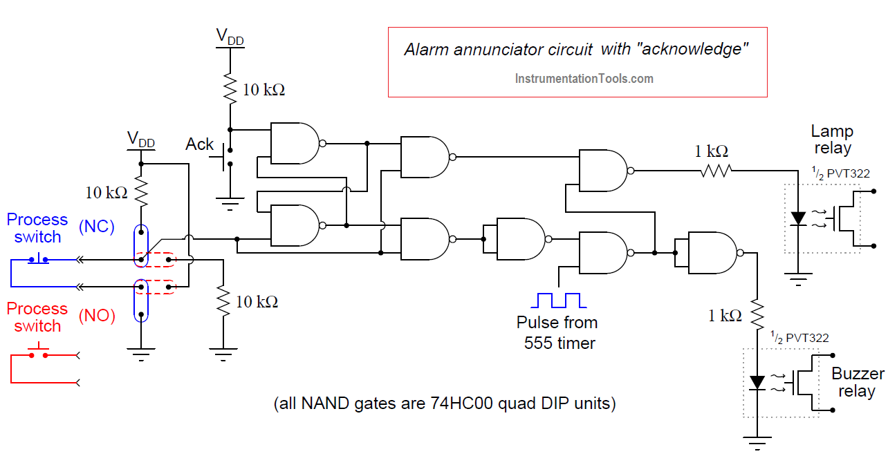 Schematic Diagram Alarm System Circuit Diagram