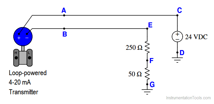 Loop-powered 4-20 mA transmitter