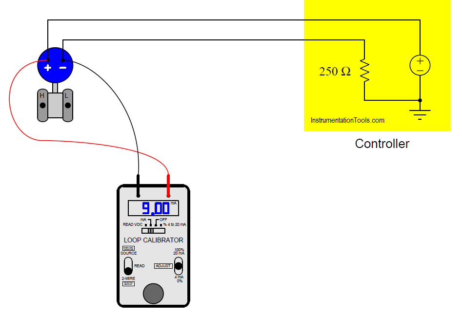 Loop Calibrator to Simulate a 4-20 mA Signal