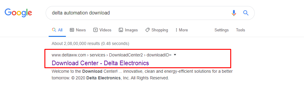 Delta Automation Downloads