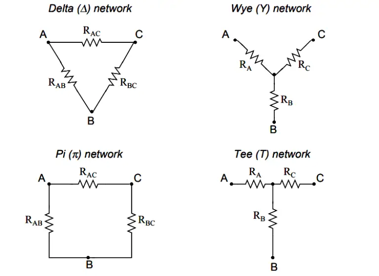 Delta To Wye And Wye To Delta Conversions Formula