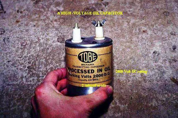 High Voltage Oil Capacitor
