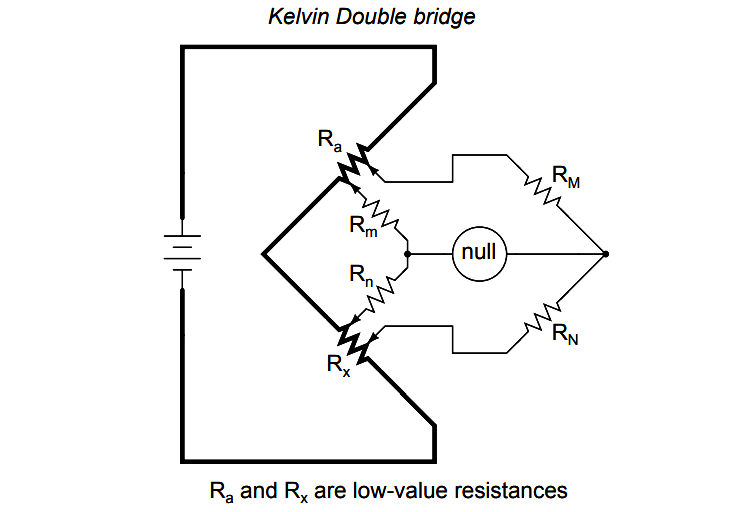 Kelvin Double Bridge Circuit Formula
