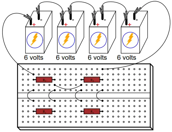 Parallel Resistors on Breadboard
