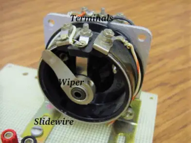 Photograph of Rrotary potentiometer