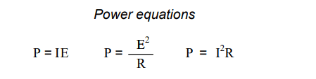 Power Equations