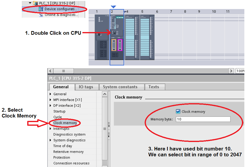 Siemens CPU Clock Memory