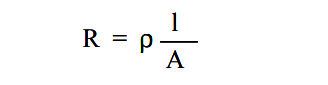 Specific Resistance Formula