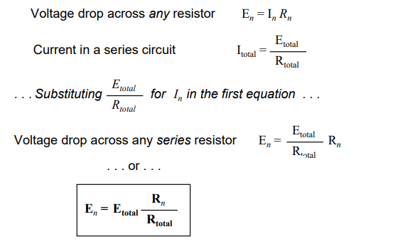 Voltage Divider Circuit Formula