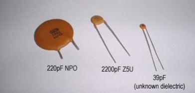 different capacitor types
