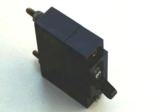photograph of a small circuit breaker