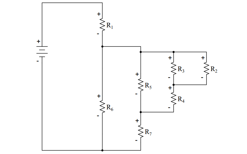 simplified layout of complex circuit