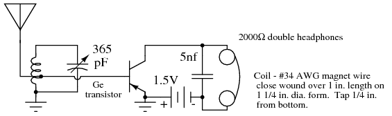 one transistor radio