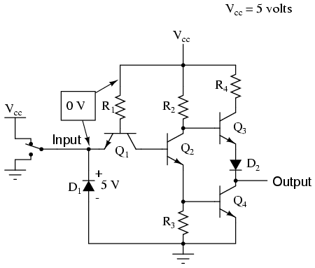 Analyze the Inverter Circuit