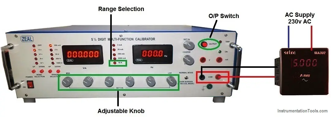 Ammeter Calibration Procedure