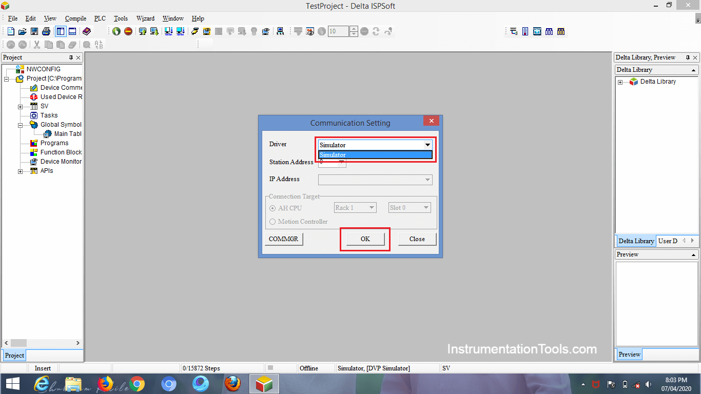 delta hmi programming examples