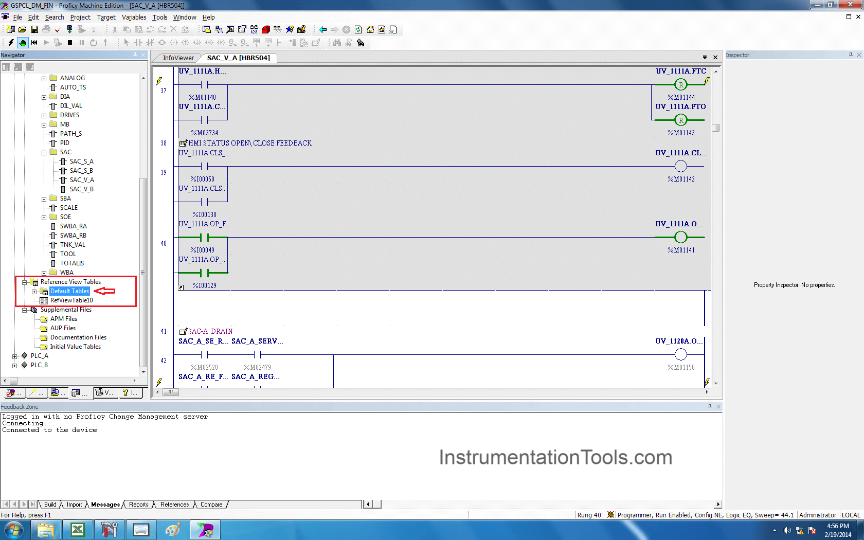 Reference View Tables