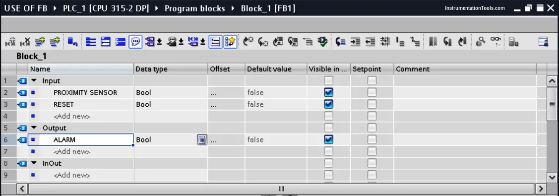 Program Blocks in Siemens PLC