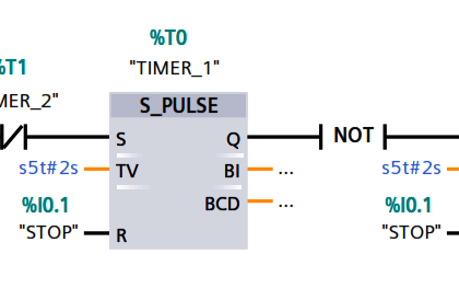 Pulse Generation using Timer in Siemens PLC