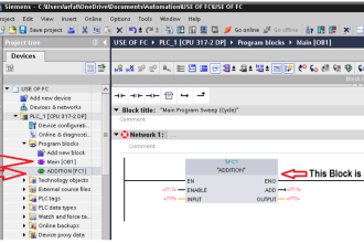 Siemens PLC Programming OBs in Siemens TIA Portal