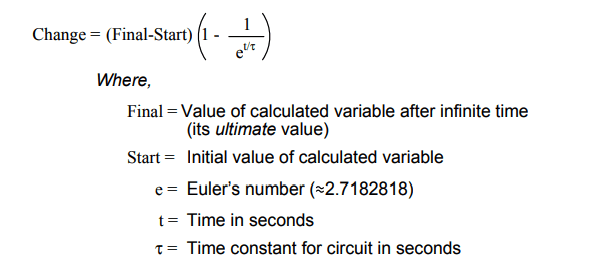 Universal Time Constant Formula