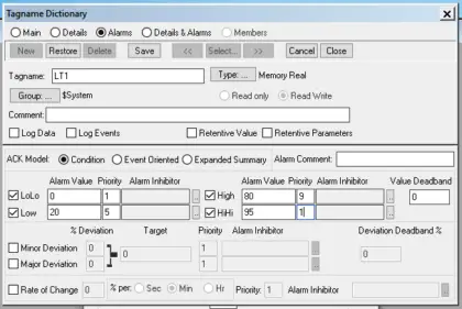 How to Configure an Alarm in InTouch SCADA?