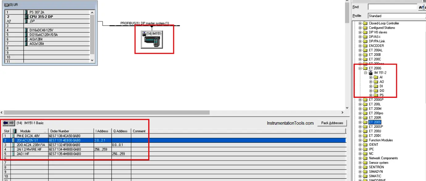 Siemens Communication Settings