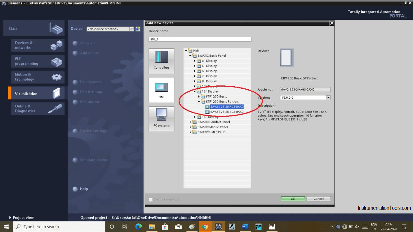 Simatic HMI Configuration