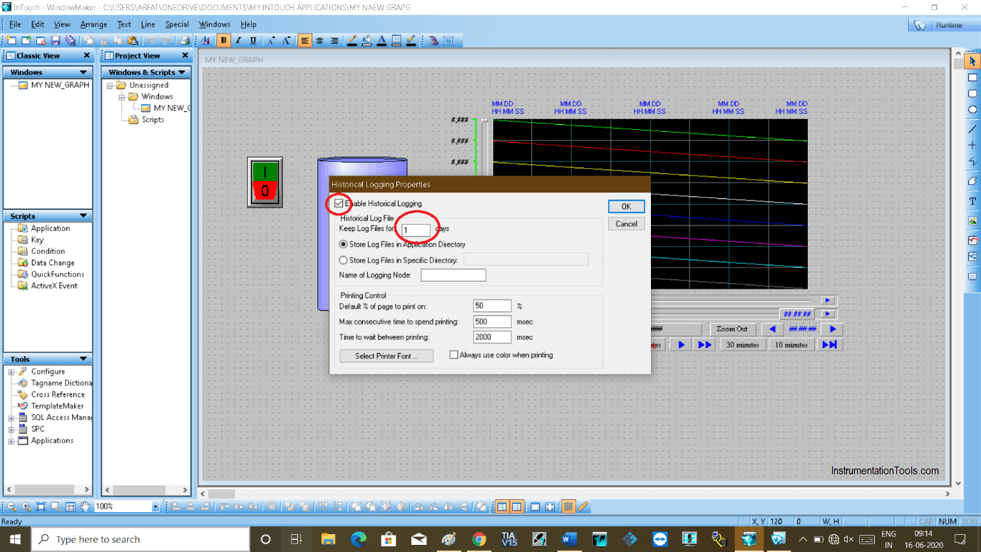 Configure Real Time Trend In Intouch SCADA