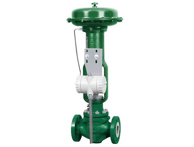 Control Valve with Position Transmitter