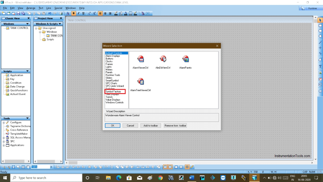 Intouch Scada Symbol Factory